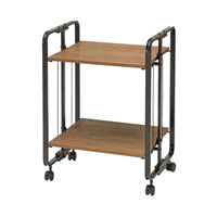 アート折りたたみワゴン ヴィンテージブラウン 