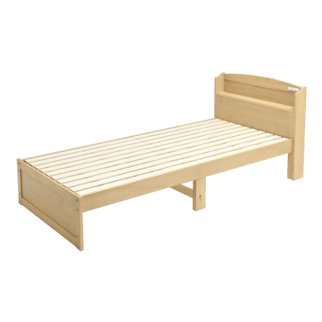 木製すのこベッド宮付 ナチュラル SLB-101(NA)