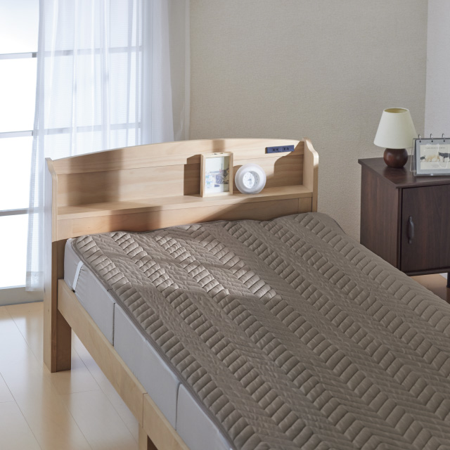 ベッドパッド グレージュ SLS-01(GRE)