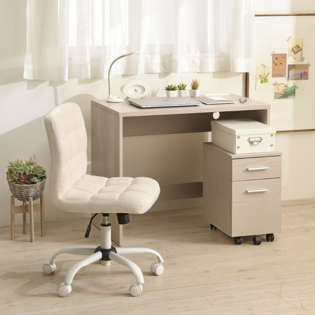 ワークデスクセット ホワイトウォッシュ SLD-50(WW)