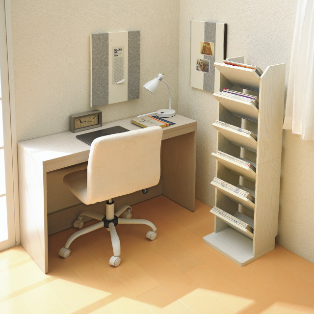 マガジンラック ホワイトウォッシュ SLR-30(WW)