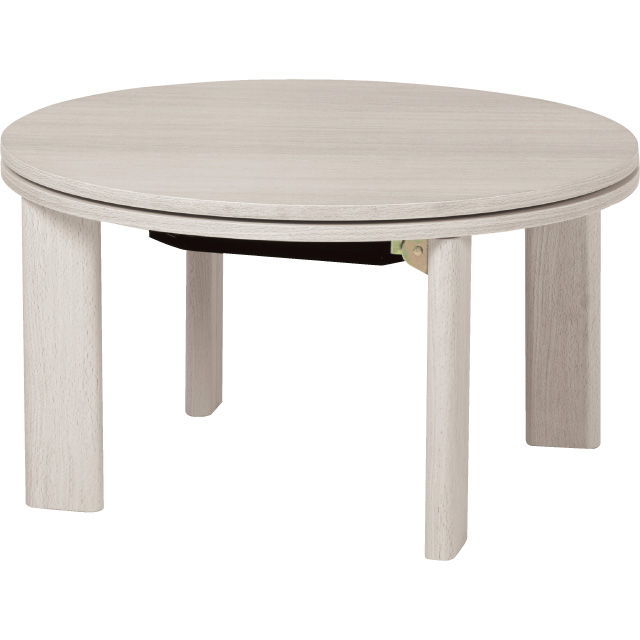 折りたたみこたつMONE ホワイトウォッシュ ﾓﾈ68WS