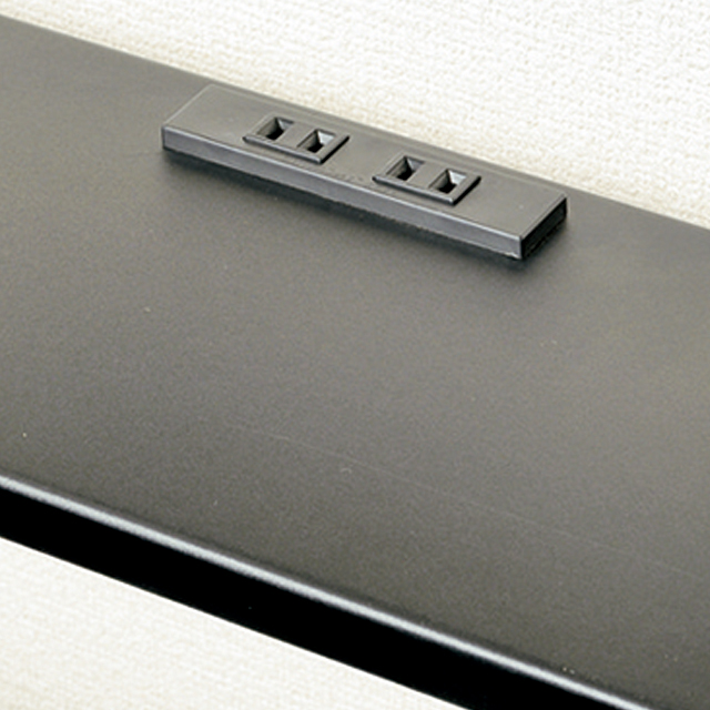 シングルベッド宮付引出付 ブラウン SLB-07(BR)