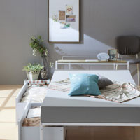 宮棚＆コンセント付ベッド引出付き