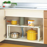 シンク下フリーラック1段