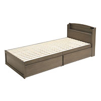 木製すのこベッド宮付引出付き