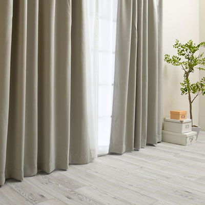 カーテン　ブリンク グレー 200cm