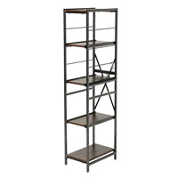 スチールラックスリムタイプ ブラウン SLR-20(BR)