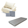 ポケットコイルマットレス（グレー）＋合繊布団セット ライトグレー 