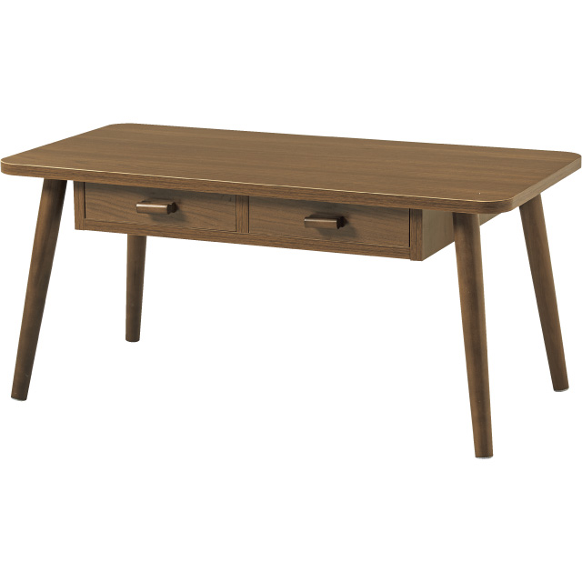 引き出し付きローテーブル ブラウン MT-6382BR