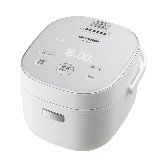 シャープ　マイコン炊飯ジャー3合 ホワイト KS-CF05B(W)