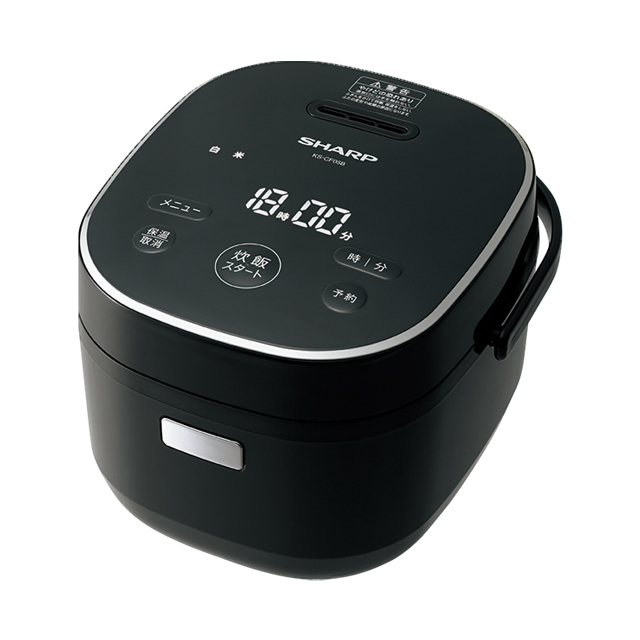 シャープ　マイコン炊飯ジャー3合 ブラック KS-CF05B(B)