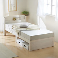 木製すのこベッド宮付