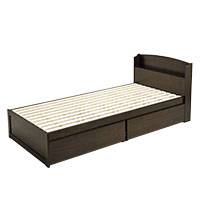 木製すのこベッド宮付引出付き