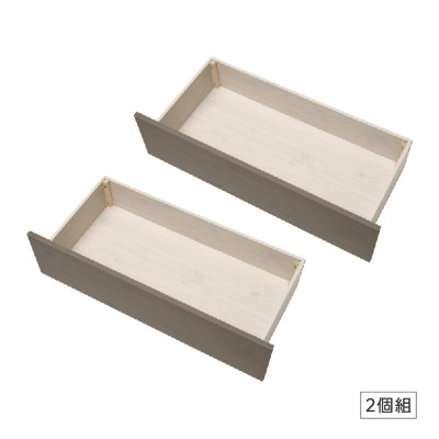 木製すのこベッド引出2個組